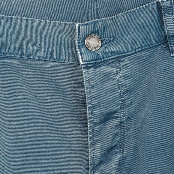 Prada Blue Cotton-Twill Straight-Leg Jeans - Picture 4 of 16